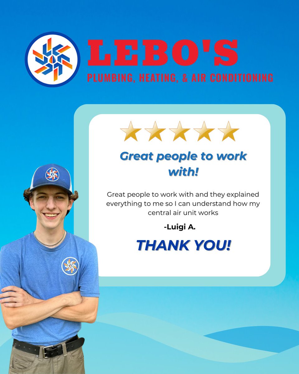 Looking for a great crew of HVAC pros? 

Look no further than Lebo's! We're here to help!

Contact us today!
☎️(717)-243-8345
💻leboshvac.com
📨 info@leboshvac.com