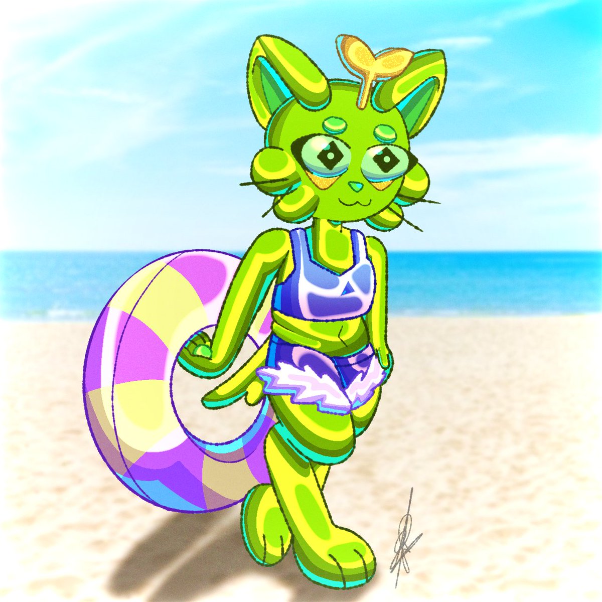 AGhostThatDraws's tweet photo. #myoriginalcharacter #myoc #originalcharacter #catoc #summer #summerdrawing #smallartist https://t.co/EVHgoJRidj