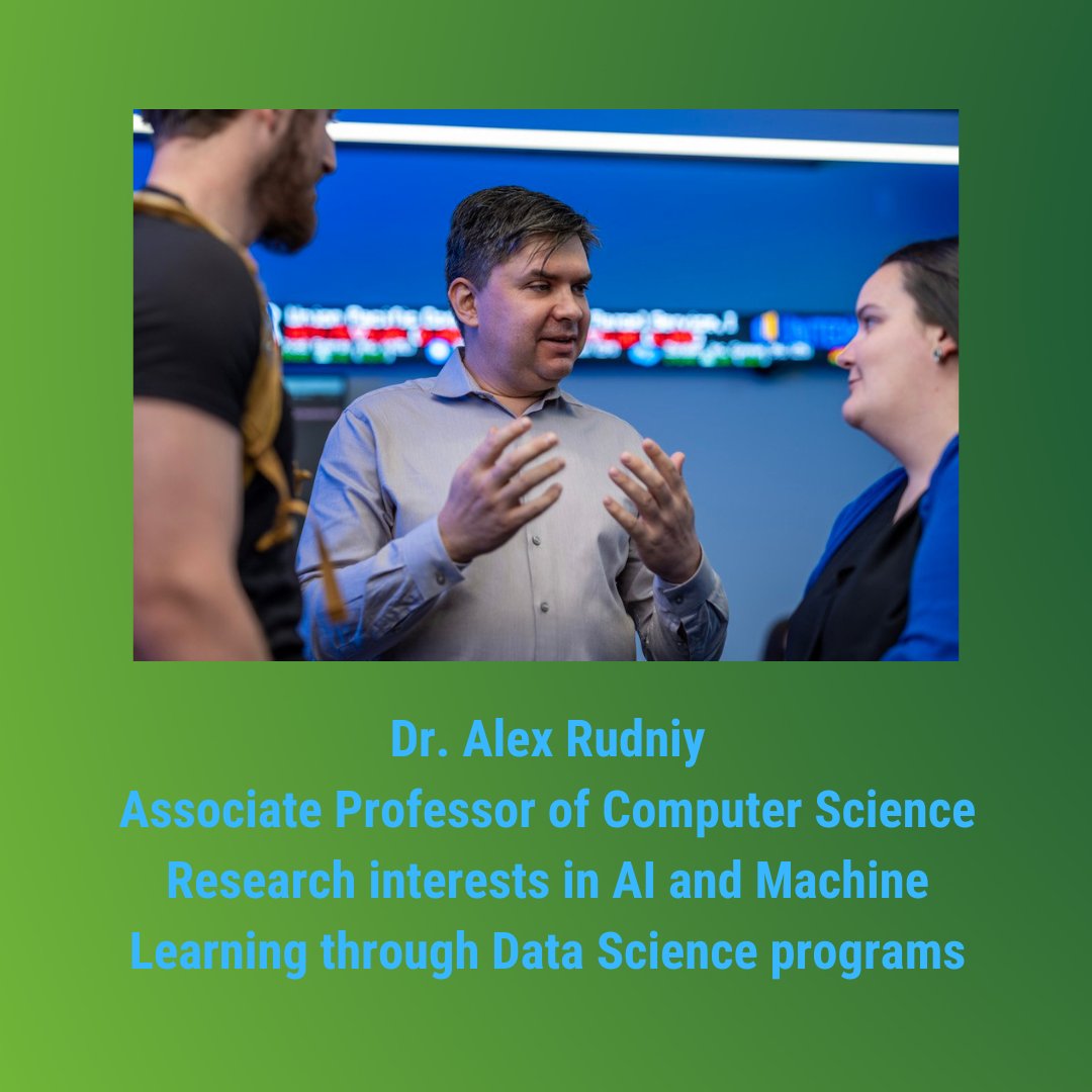 #DrewU’s MS in #DataScience focuses on drawing information from data in a variety of applications.

<a href="/DrewUniversity/">Drew University</a> Assoc. Prof. of Computer Science, Dr. Alex Rudniy, has research interests surrounding #AI, machine learning, and time series forecasting.

drew.edu/2024/07/15/pro…