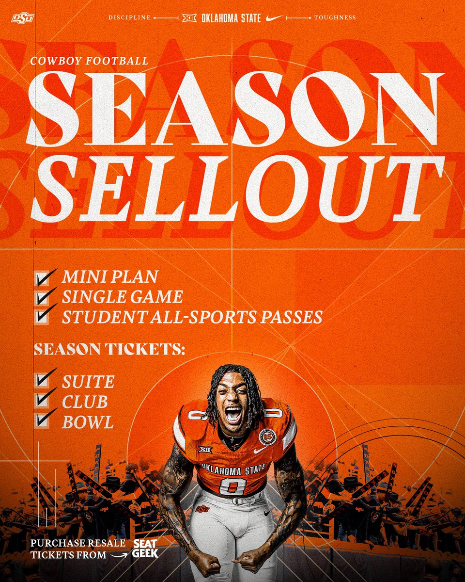 OSUAthletics's tweet photo. BPS is gonna be lit
All.
Season.
Long. 🔥
Purchase verified resale tickets via @SeatGeek https://t.co/WUODprT03j