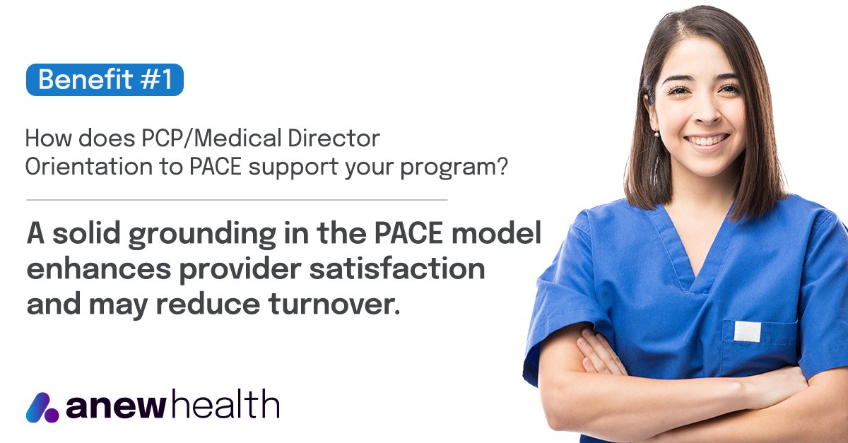Anew_HealthRx's tweet photo. Our PACE provider orientation series was developed by former #PACE medical directors. Let's count the benefits!

Don't miss your chance, the deadline to sign up is September 5!

👉Learn more: https://t.co/zGt8MLmvRD

#ValueBasedCare #ProviderEducation https://t.co/ApTQuSprcm