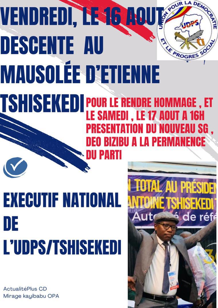 Zoekabanga3's tweet photo. Urgent urgent 🚨 🚨🚨🚨🚨🚨
Tenons bon, le vendredi 16 Août et le samedi 17 Août seront inoubliables 🔥🔥🔥🔥

Le nouveau Secrétaire général de l'udps @BizibuDeo le maquisard fera la relève à la permanence du parti UDPS.✌️
@shabani_lukoo 
@ElieNkumbi29 
@juantedbelkas 
@jokal98 https://t.co/PcJ3qg1nOD