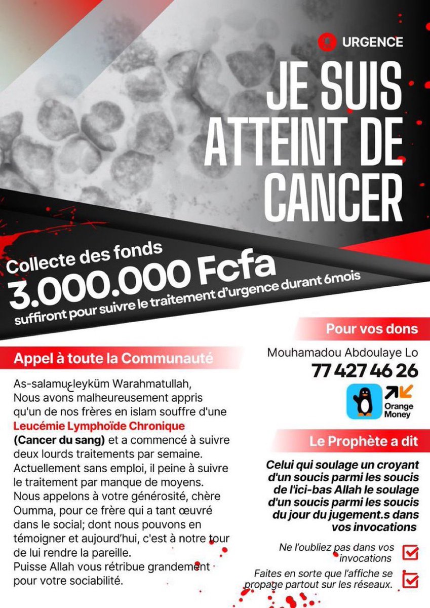 othmanej88's tweet photo. Partager au max !
#Pourunebonnecause
#Collectedefonds. https://t.co/EQBQcBS8M2
