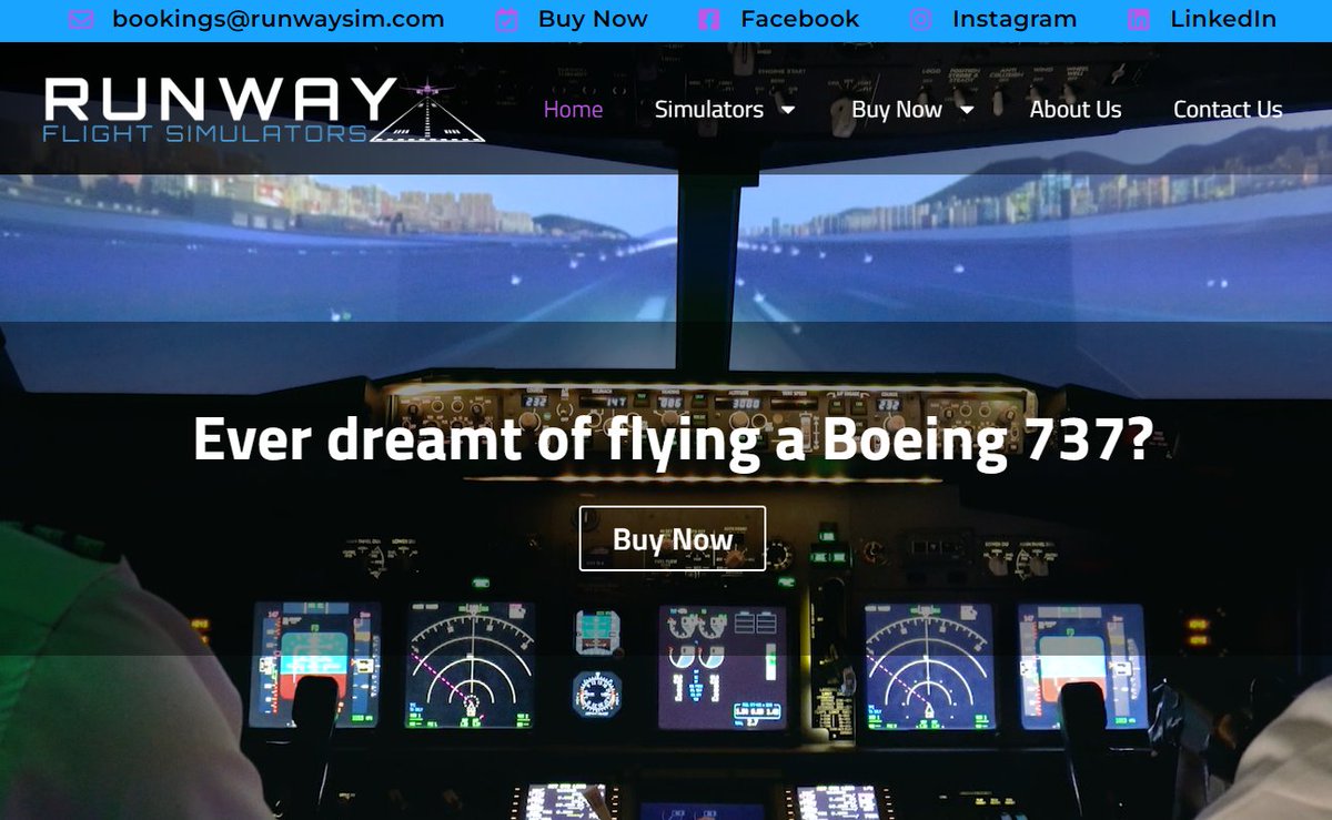 RunwayFlightSim's tweet image. Have you checked out our new website yet? runwaysim.com

#RunwayFlightSimulators #737 #FlightSimulation #Aviation #NewWebsite #Stockport
