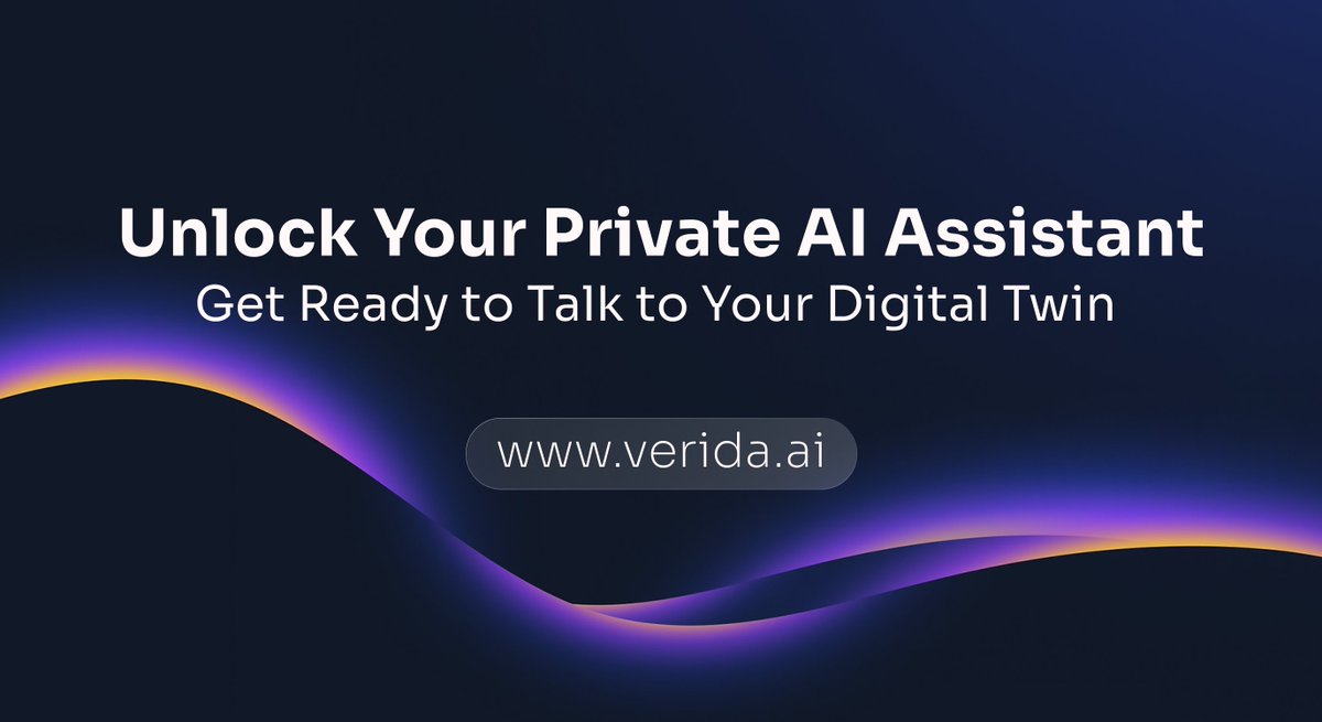 Verida_io's tweet photo. 🚀 Excited to meet your digital twin?

We're preparing to launch the first wave of personal and private #AI assistants at https://t.co/ZSLDiYZpm0, designed with privacy and security at the forefront. Stake your $VDA to potentially secure priority access.

https://t.co/tmKQD2BWTY https://t.co/9mao2uN1ar