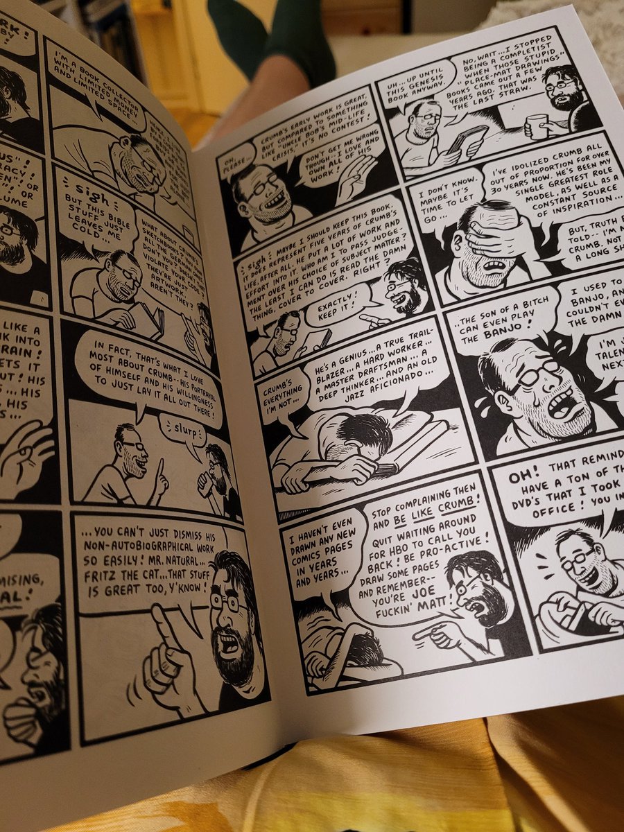 Glädjen av att läsa en ny Peep Show för första gången på 18 år. Och sorgen över att det inte blir några fler. RIP Joe Matt. Du var och är den bästa.