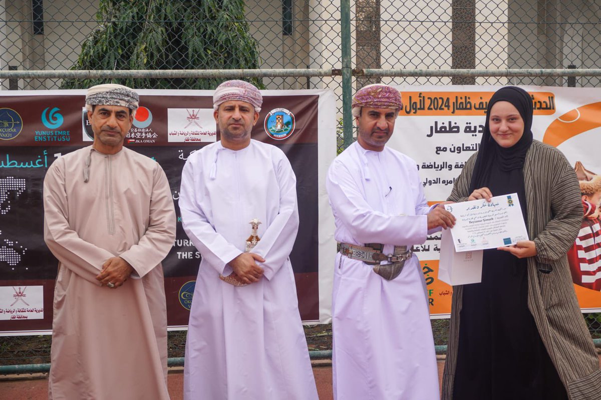 Days passed fast, we concluded our first event in #Oman. Proud to be part of #khareef_dhofar with #TraditionalTurkishArchery. Thanks to Mr. Ibrahim Bani Araba, DG of Arts, and Mr. Moosa Al-Qassabi, DG Culture, Youth, and Sports, for their honorary visits to our closing ceremony.