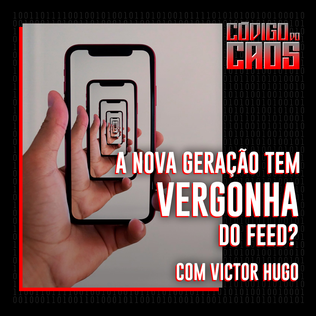 A nova geração tem vergonha de postar fotos no feed? No novo episódio do <a href="/codigodocaos/">Podcast Código do Caos</a> converso com o <a href="/torugos/">Prof Victor</a>, que recentemente fez essa pergunta a seus alunos. As respostas acabaram revelando muito mais do que ele esperava.
