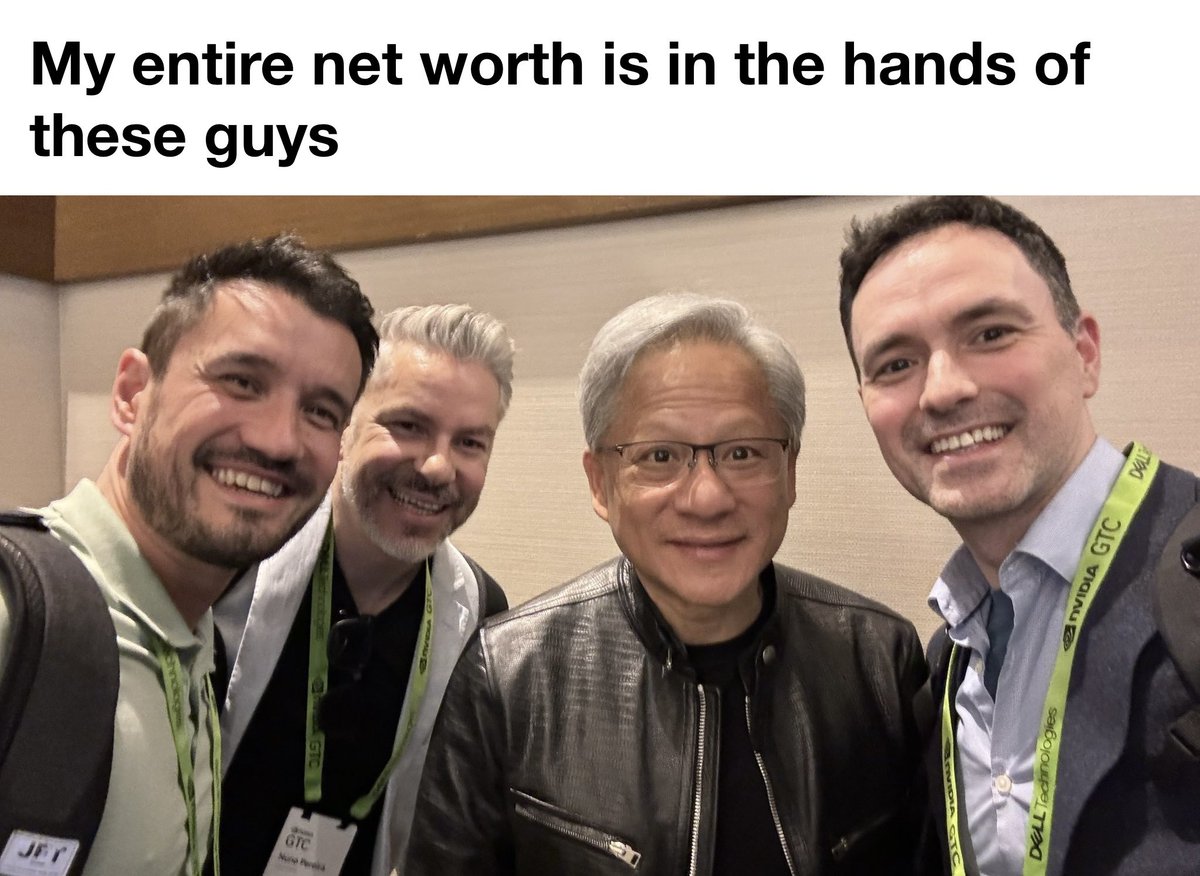 0XoSUM's tweet image. My net worth is in the hands of these guys 😅

#CUDOS #NVIDIA #DePIN #AI