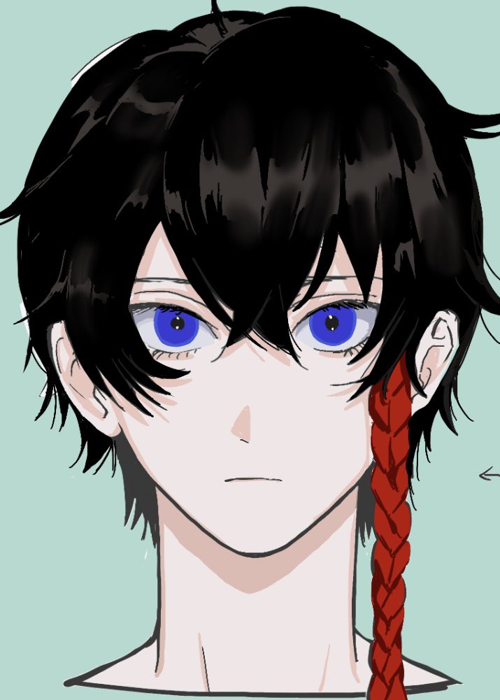 「眉毛塗り忘れてすっぴんみたいになってる」|ｸﾛｽﾐのイラスト