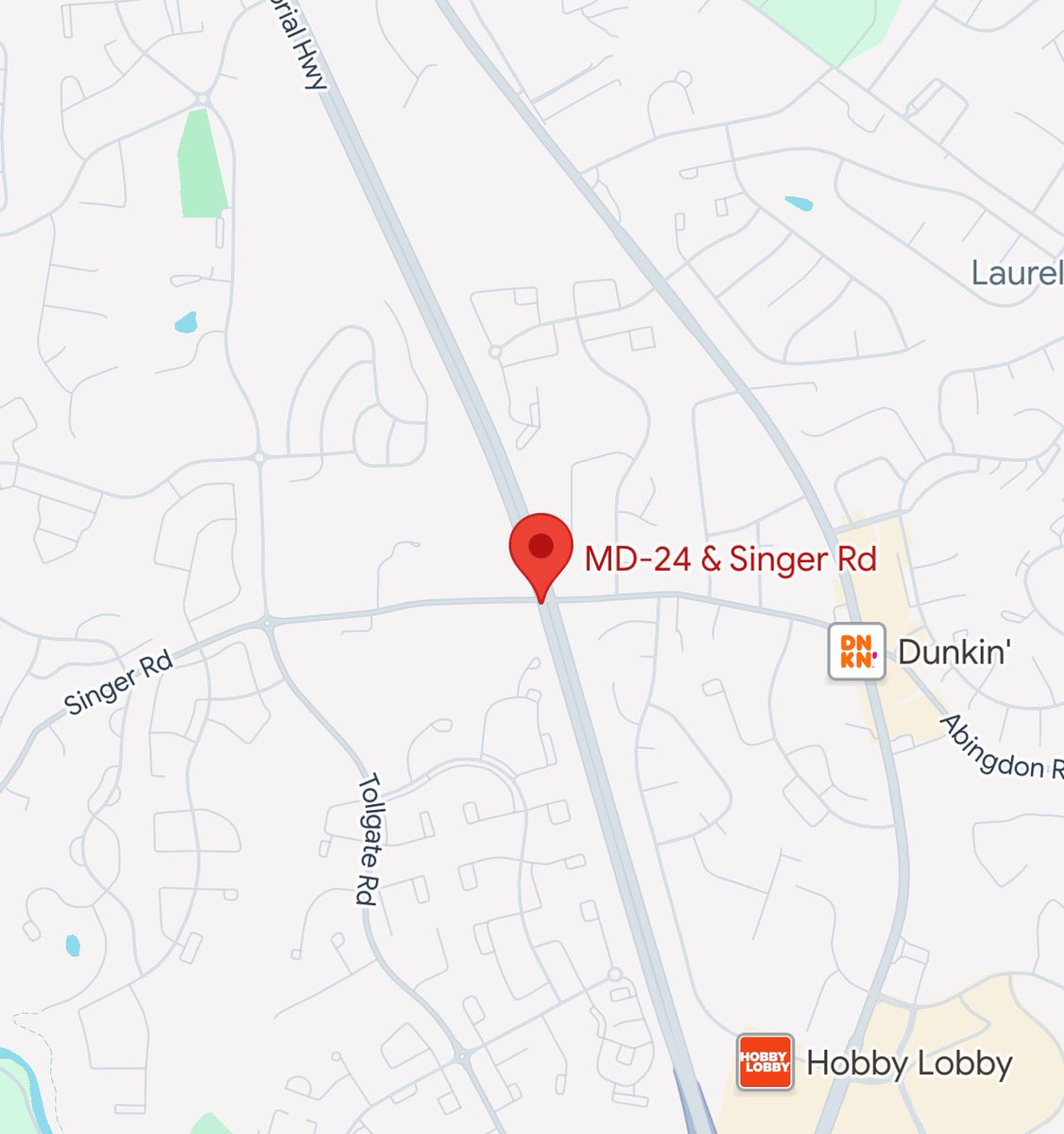 HarforCoFireEMS's tweet photo. Volunteer Firefighters from @AbingdonFire & @BelAirVolFireCo and 3 @HarfordCoDES EMS units are on scene of a vehicle crash on Veterans Memorial Highway (MD-24) at Singer Road in #AbingdonMD. Expect delays. #MDTraffic https://t.co/J9m3nr6At6
