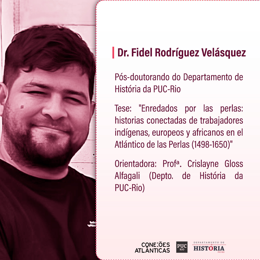 historiapucrio's tweet photo. É com grande orgulho que anunciamos que Fidel  Velásquez foi o vencedor do "Prêmio Clara E. Lida" da @_ALIHS pela melhor tese de História Social para o período 2022-2024. 

Sua tese, intitulada "Enredados por las perlas...", foi orientada pela profa Crislayne Alfagali. https://t.co/yDWgrZbwMB