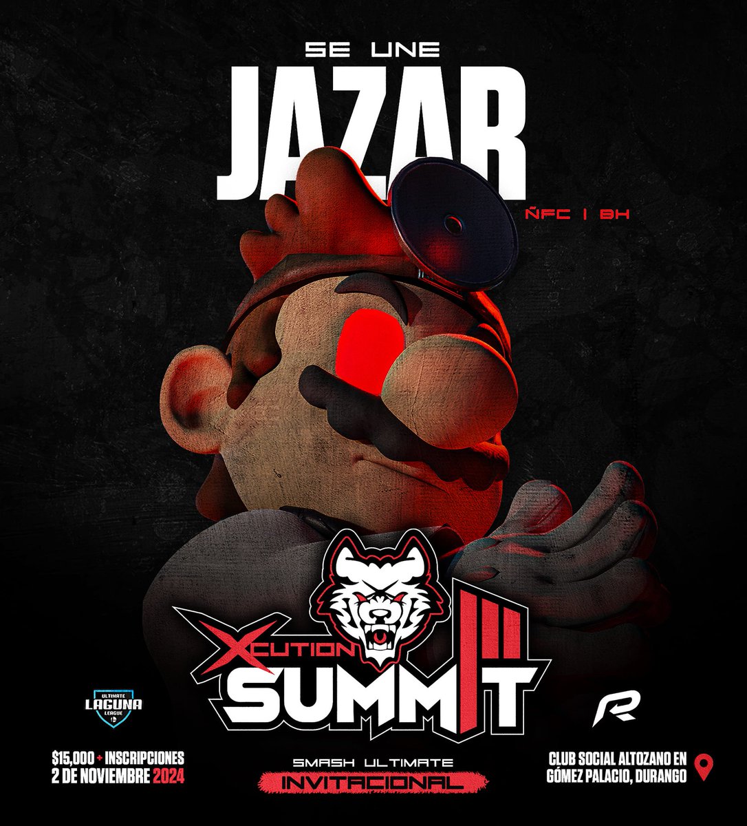 ¡Dr. Jazar en Xsummit 3!

De regreso para esta edición llega el mejor Dr Mario del mundo y padre de México, el ya conocido e icónico <a href="/DocJaZaR/">ÑFC/BH/JaZaR</a> 💊💊💊