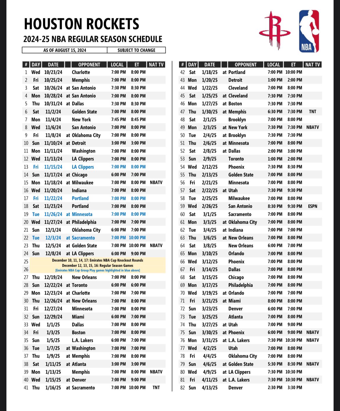 ben-dubose-on-x-here-it-is-the-complete-2024-25-rockets-schedule-two-december-games-will-be-added-later-depending-on-nba-cup-results-https-t-co-5ep6whax3a-x