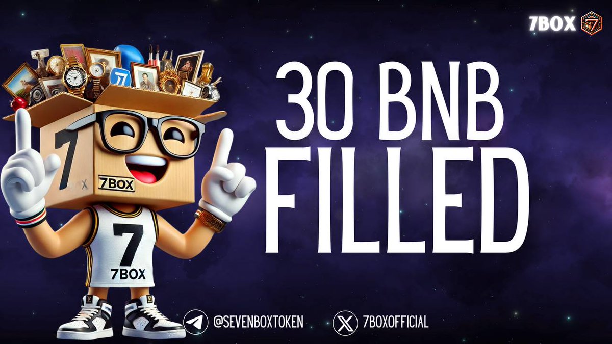 7boxofficial's tweet photo. EN : 30BNB has been filled successfully! Let's reach more targets!

PT: 30BNB foram preenchidos com sucesso! Vamos atingir mais metas! 🔥🔥

🔗 https://t.co/qRXqAbq8cA #BNB #FILLED #7BOX https://t.co/cdXCIou2Ba