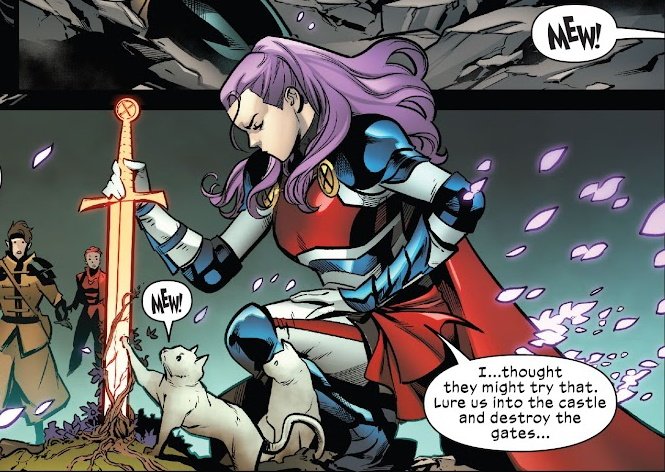 M0NZT4R's tweet photo. Re-reading Excalibur and the Marvel otherworld is so underrated, it has such extensive cosmology and such interesting characters. Captain Britain (both Betsy and Brian) should be A-List Marvel Heroes #Marvel #Xmen #Xspoilers https://t.co/RSrsPFDYC8