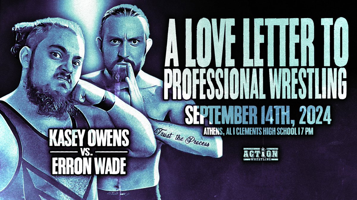 4LPWrestling's tweet photo. ‼️Match Announcement ‼️

Kasey Owens 
Vs
“Sensei”
Erron Wade

📍Clements High School
September 14th, 2024
Doors @ 5:30pm
Belltime : 7pm
🎟️Tickets : Floors $20 | Beachers $15 |
General $10 

🔥Be There🔥
@TWE_Chattanooga 
@WrestleACTION1 https://t.co/Spoyj3gs2l