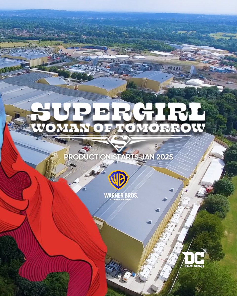 Production on 'SUPERGIRL: WOMAN OF TOMORROW' has reportedly been delayed. The film is expected to start shooting January 2025 in the UK.

Supergirl starring Milly Alcock flies into theaters June 26, 2026. 

(Via <a href="/DanielRPK/">Daniel Richtman</a>)