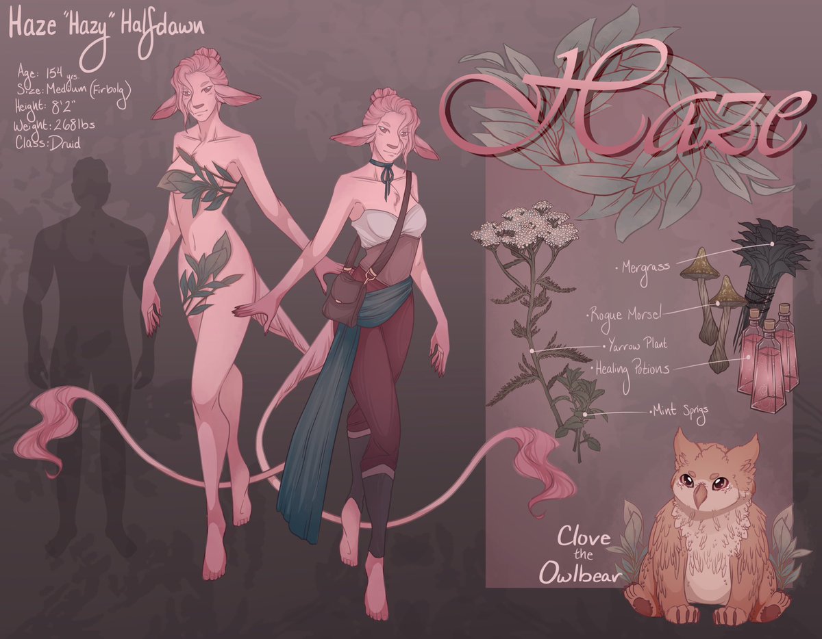 sabbytries's tweet photo. Haze the Firbolg ✨ https://t.co/mJaHkeU9aV