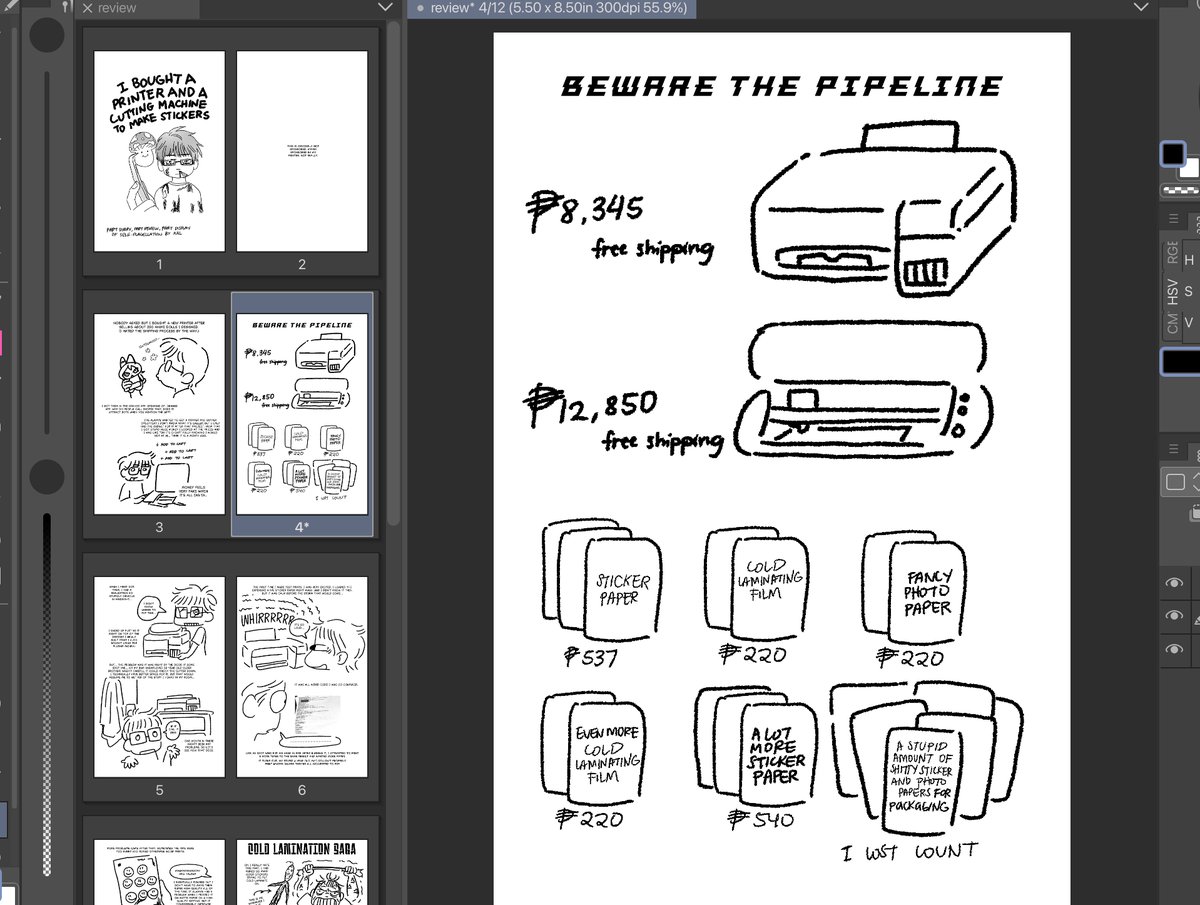 here's how my part diary part review zine is coming along