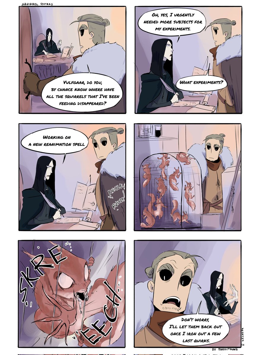 eugenia_kelheor's tweet photo. Was zombie squirrels apocalypse ever on your list of nightmares? Well now it is 🐿️
#WebtoonCanvas #webtoon #webtoonseries #threeinatree https://t.co/Yi4Oyu2wRL