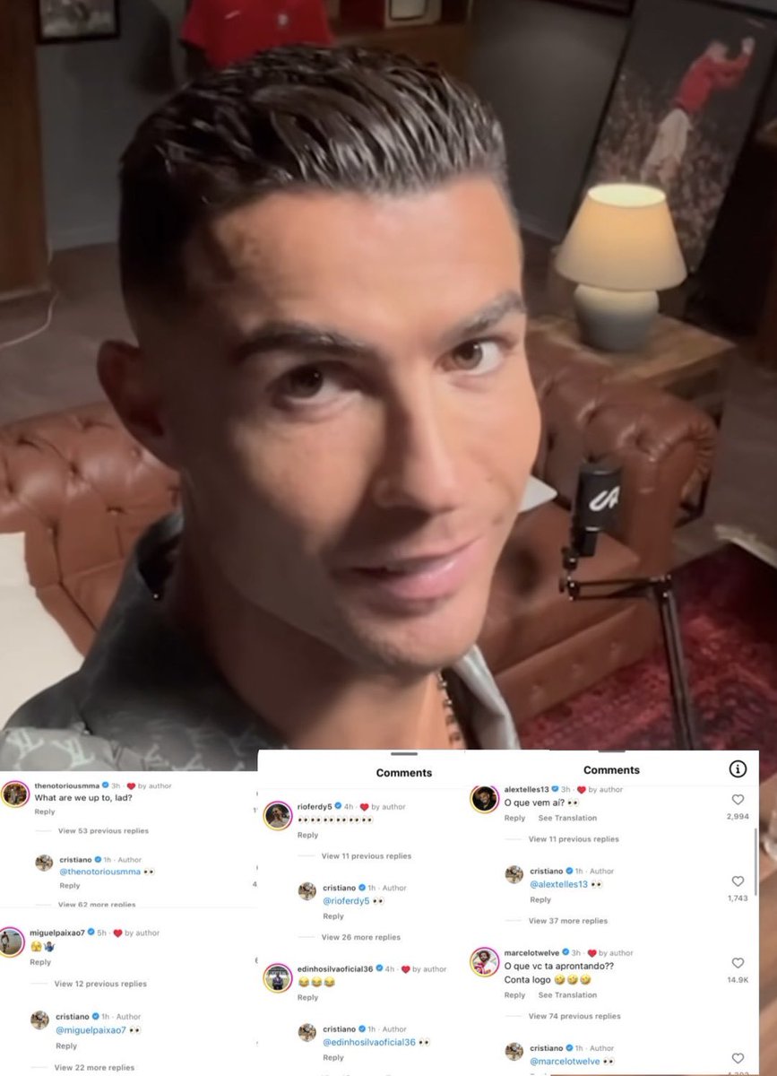CristianoXtra_'s tweet photo. 🚨Look at the replies under the Ronaldo IG post.

Something crazy is coming! 👀 https://t.co/xmCVsWwrUx