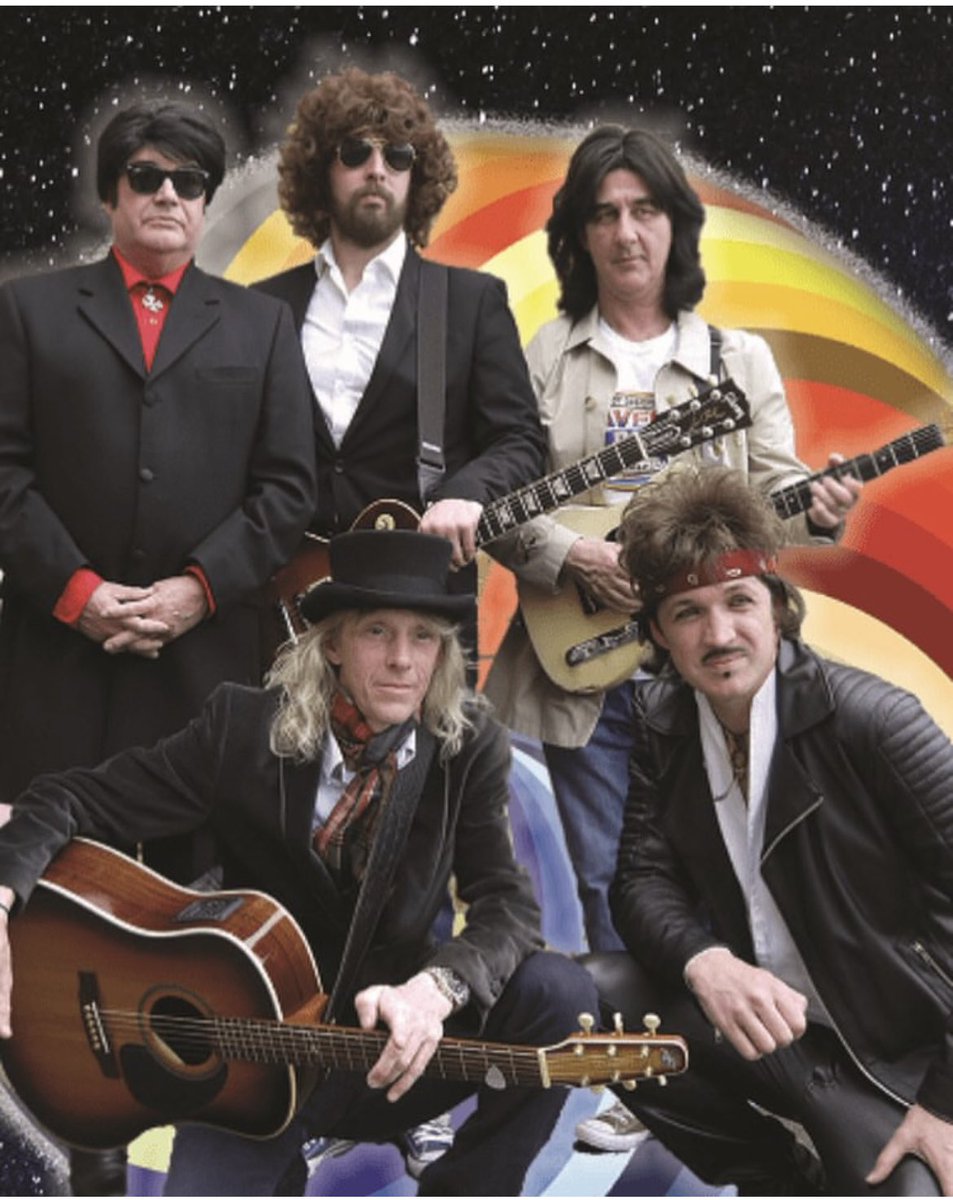 I can’t stop looking at this picture of a Travelling Wilburys tribute group