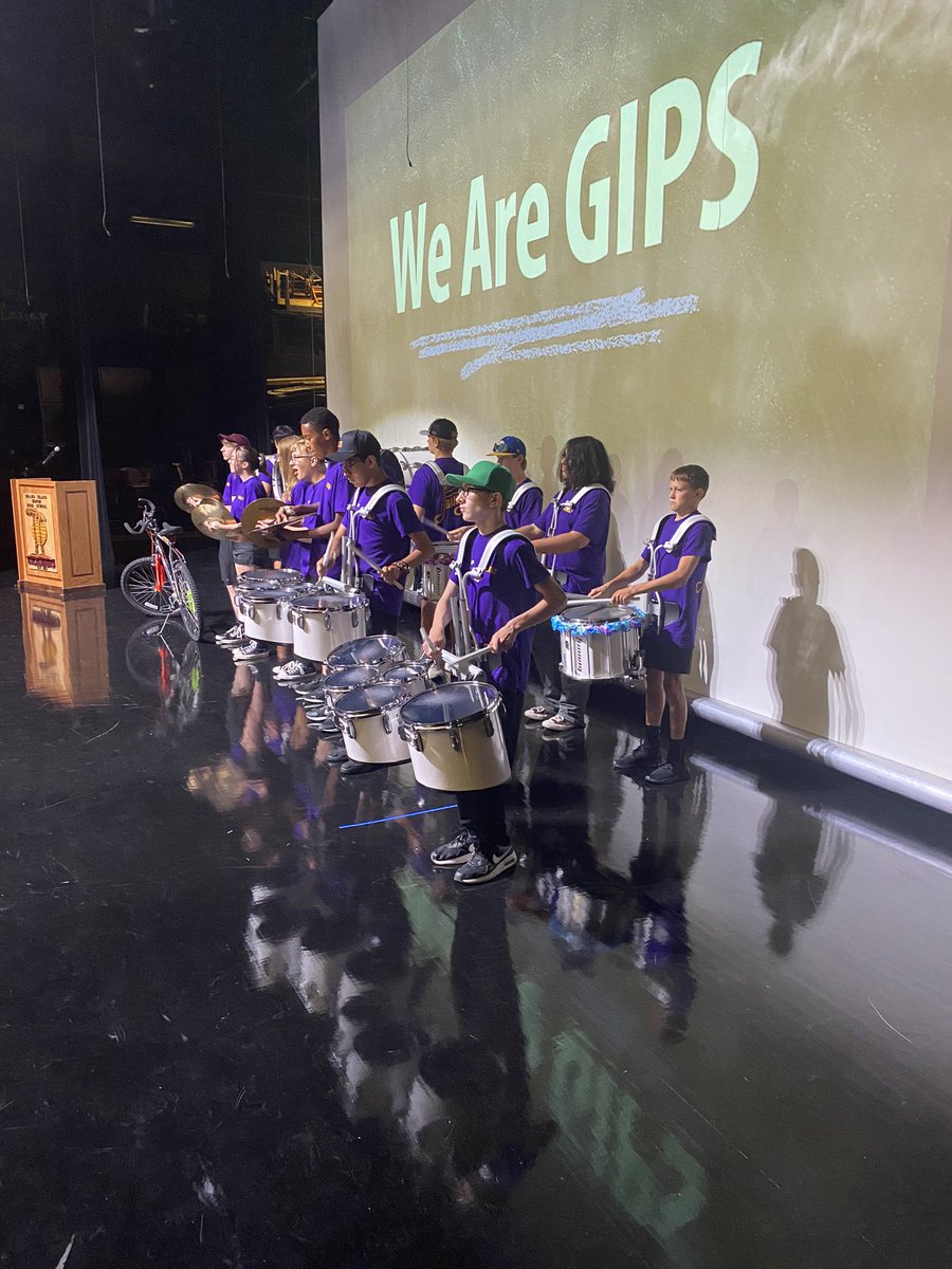 Welcome back celebration for GIPS. Great way to kick off the school year. <a href="/GIPublicSchools/">GIPS</a>