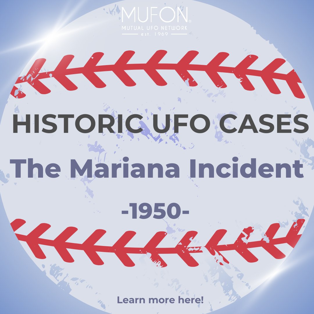 mufon's tweet photo. Historic UFO Case:

On August 15, 1950, Nick Mariana filmed an early UFO sighting in Great Falls, Montana, showing two bright, high-speed objects. Initially attributed to jet reflections, this was later retracted, leaving the case a lasting mystery.
 
#UFO #MarianaIncident #MUFON https://t.co/ShnZM7zQt5