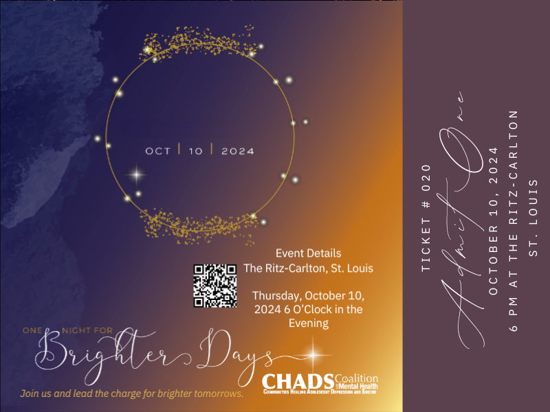 Tickets are NOW ON SALE for our "One Night for Brighter Days" Gala on October 10, 2024! We expect another sold out event so purchase today!

🔗Purchase Tickets: bit.ly/4cdgE7p

#BrighterDaysGala #YouthMentalHealth #WorldMentalHealthDay #Savethedate