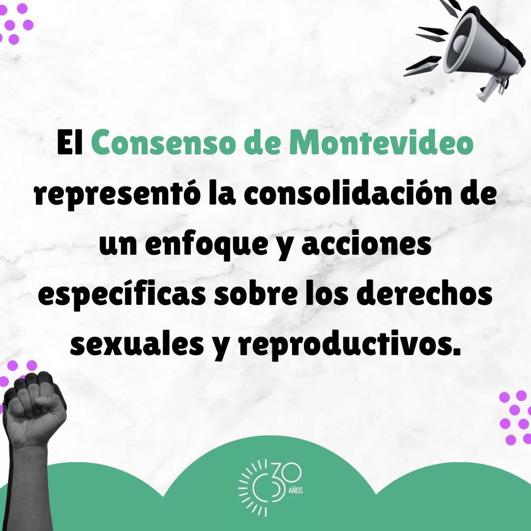Conmemoramos 11 años del #ConsensoDeMontevideo el acuerdo regional más progresista en materia de derechos sexuales y reproductivos: contempla compromisos para garantizar el principio de laicidad de los Estados y el acceso al aborto legal y seguro
#CMParaTodasLasPersonas