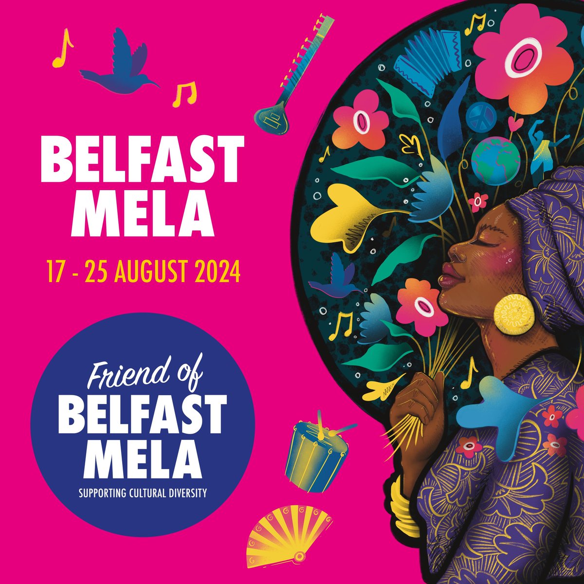 nihecommunity's tweet photo. As an inclusive employer committed to helping and supporting our diverse communities, we are delighted to be supporting this year’s #BelfastMela carnival parade this Saturday, 17 August.
#RespectForDiversity
@ArtsEkta https://t.co/tAtn1M1EIl