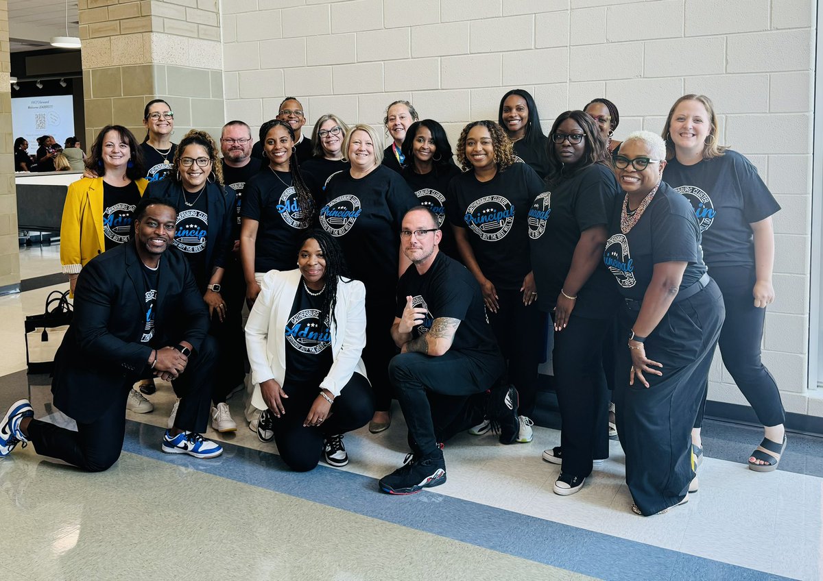 Gaithersburg Cluster administrative teams representing at A&amp;S! “Only the BEST will do!”