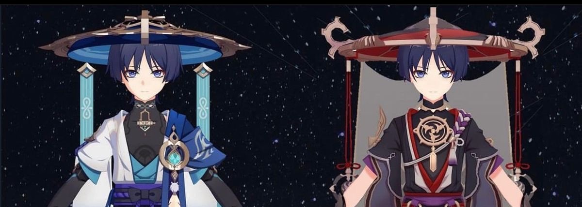1loafu0u's tweet photo. i love how scara looks more malnourished than wanderer https://t.co/TDGNK224dV