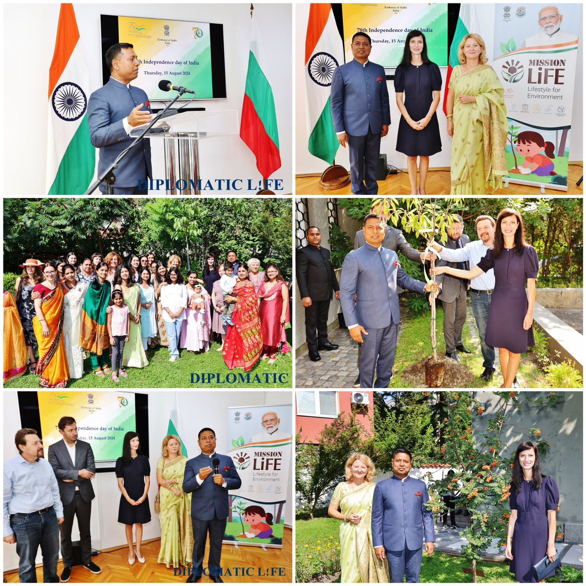 Mariya Gabriel (@gabrielmariya) on Twitter photo Happy 78th Independence Day of #India!
Grateful to celebrate it with tree-plantation ceremony, part of #PlantforMother initiated by PM <a href="/narendramodi/">Narendra Modi</a>
Thank you, Amb. Sanjay Rana, and all the members of Indian diaspora for this moment of shared values for sustainable development Happy 78th Independence Day of #India!
Grateful to celebrate it with tree-plantation ceremony, part of #PlantforMother initiated by PM <a href="/narendramodi/">Narendra Modi</a>
Thank you, Amb. Sanjay Rana, and all the members of Indian diaspora for this moment of shared values for sustainable development