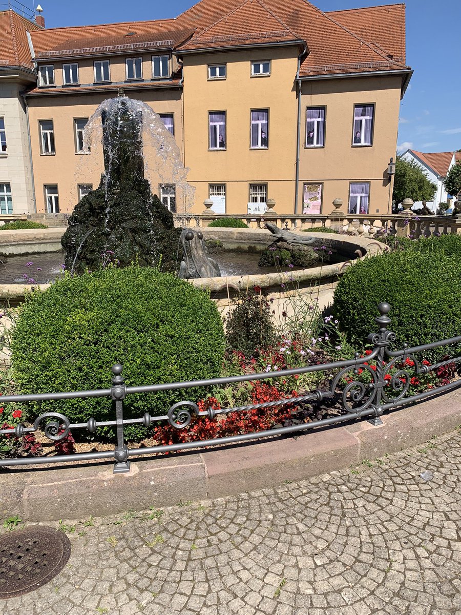 GPCGerman's tweet photo. GPCLengenfeld After wandering the grounds of Friedenstein castle we made our way to the old town and admired the traditional buildings, bought souvenirs and ate Spaghetti Eis. https://t.co/ezNLw66VfQ