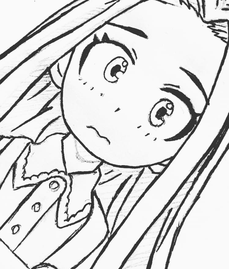 hux_draws's tweet photo. I drew this when I was 13 
‌𝕋𝕒𝕘𝕤 🔖: #eri #mha #myheroacademia #anime #viral https://t.co/E1NaLgkW4N