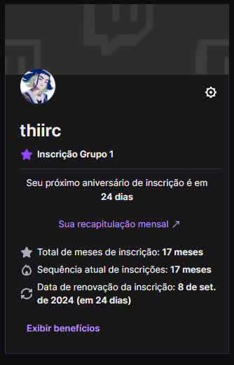 Eu percebi que eu fiquei 1 ano e meio sendo sub do <a href="/Thiirch/">Thirc</a> e eu nem sabia