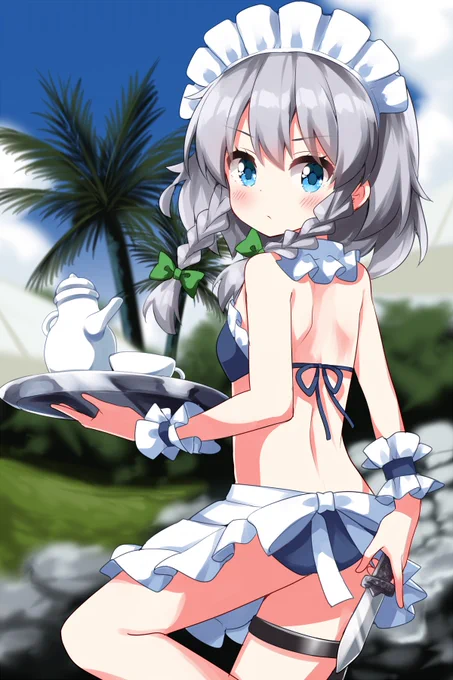 メイド水着咲夜さん 