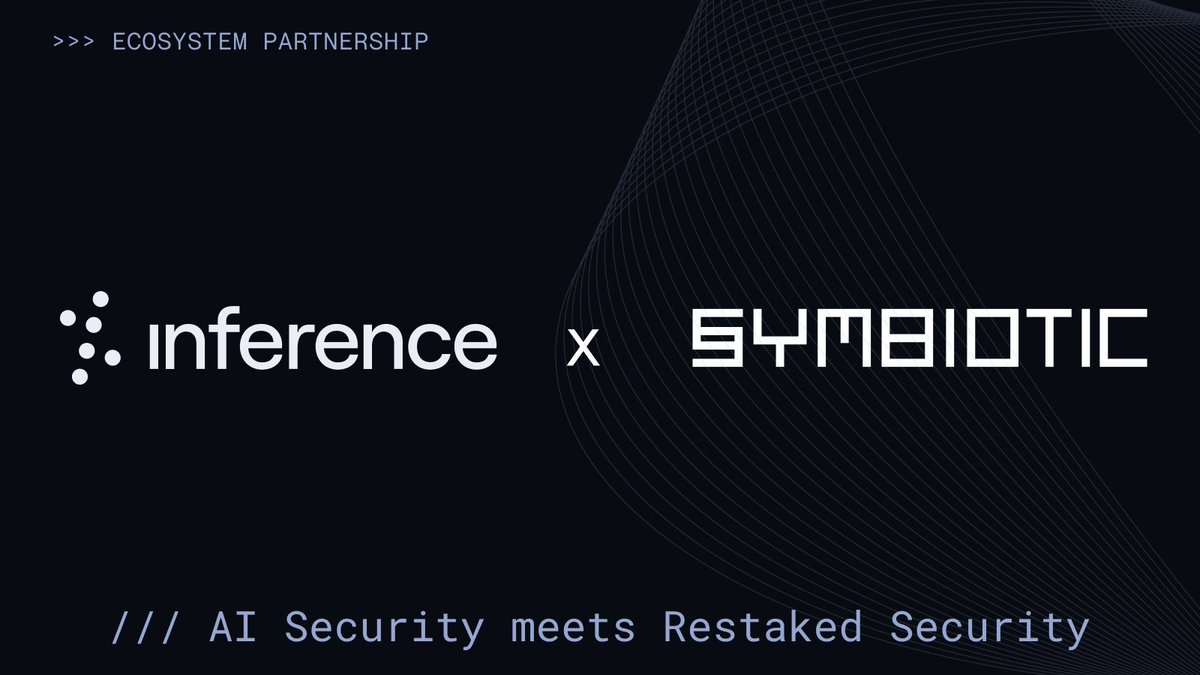 🚀 We're excited to announce Inference Labs has been selected as a pivotal launch partner with <a href="/symbioticfi/">Symbiotic</a>. Inference Labs enhances security of our AI verification network using restaked security.

👇 More on the partnership: