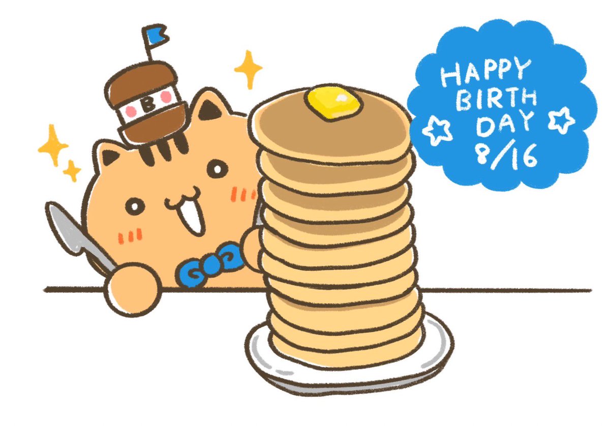 tmpr_ma's tweet photo. ベーグルくんお誕生日おめでとう🎊🥞 https://t.co/t26XBQcmmM