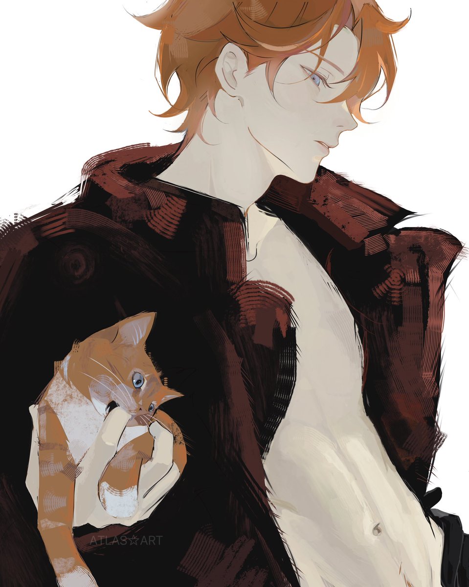 atlasxart's tweet photo. 🐈 #tartaglia #GenshinImpact https://t.co/bkEiCZESVJ