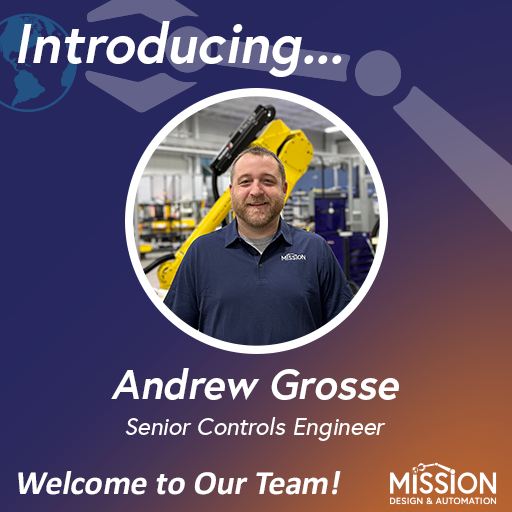onamissionMDA's tweet image. Meet Andrew Grosse! Andrew joined the Mission team in August as a Senior Controls Engineer. He graduated from @CMUniversity with a degree in Electrical Engineering.
Andrew, we are happy to have you on board! 
#OnAMission #ControlsEngineering