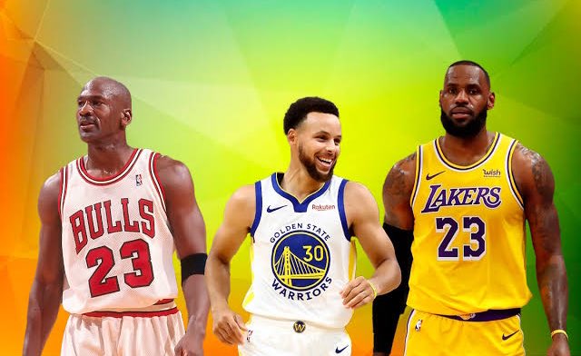 WarriorsMuse's tweet photo. Most Finals Series Averaging 25/5/5 in NBA History:

1. LeBron James - 7
2. Stephen Curry - 5
3. Michael Jordan - 3
T4. Kareem/Kobe/KD/Erving/Jerry - 2

Not bad for a 6’2 Point Guard! https://t.co/EoaEJro6uS