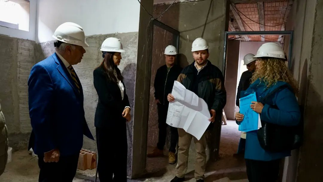 jussanjuan's tweet photo. #Rawson: La #CortedeJusticia recorrió las obras de ampliación del #JuzgadoDePaz. En este espacio funcionará el Juzgado y la Casa de Justicia de Rawson. Comunicado: https://t.co/9SPu1L4H9c

#PoderJudicial #SanJuan https://t.co/VRPL0CqPEx