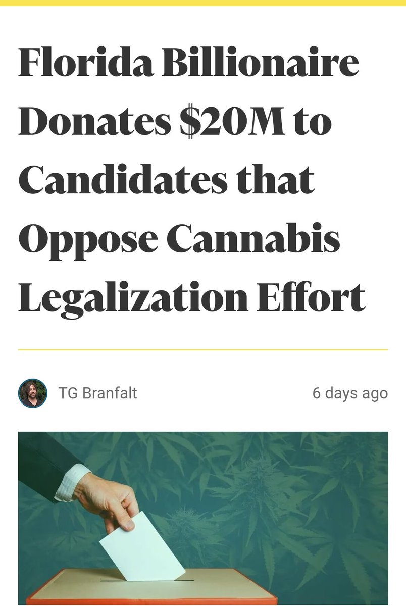 hippie_funny's tweet photo. Getting ready to Drop my new song about ~
Citadel Securities CEO Ken Griffin donating $20 million to the "Keep Florida Clean" initiative 
20 million to defeat Amendment 3 Recreational Marijuana in FL 🖕
#AMC #HYMC #GME #ApesWin https://t.co/0bf6Pinihu