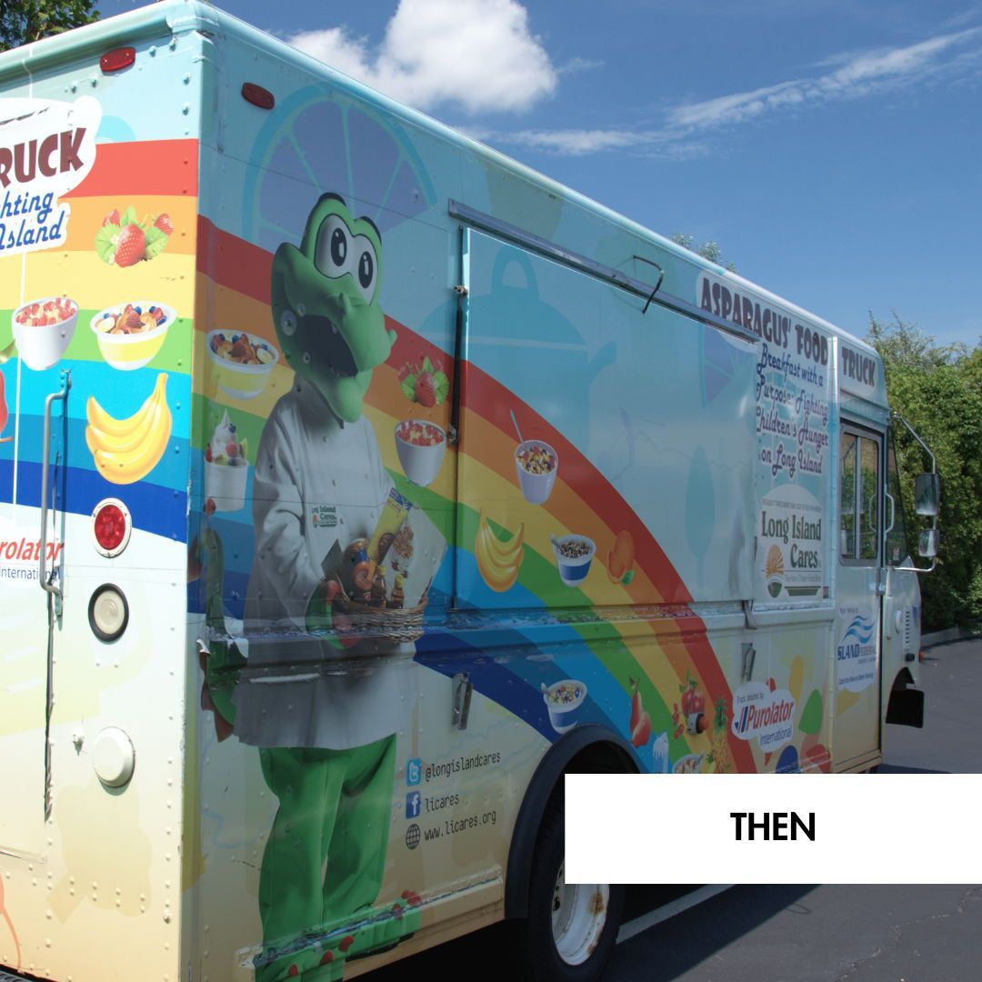 LongIslandCares's tweet photo. πβ¨ #ThrowbackThursday!
Check out our AsparaβGusβ Breakfast Food Truck's evolution! π From our humble start to this fresh new look, weβre still delivering healthy breakfasts to kids & families across Long Island. What do you think? π
#FoodTruck #Breakfast #LICares https://t.co/9Px42pjZ3c