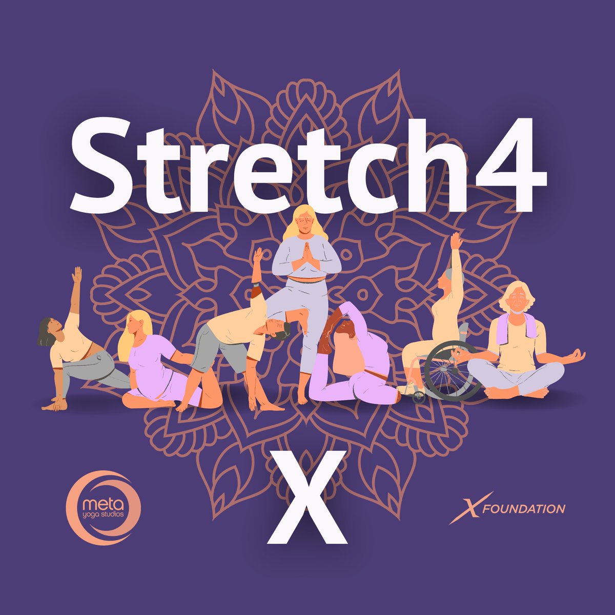 XFoundation12's tweet image. It’s almost a week away! There’s still time to join us @metayogastudios to #Stretch4X on Saturday, August 24th at 2:00 pm MT. 🌿

All are welcome to embrace the gift of life. NARCAN and other resources will be provided for free at this event 💜

Link in the bio!