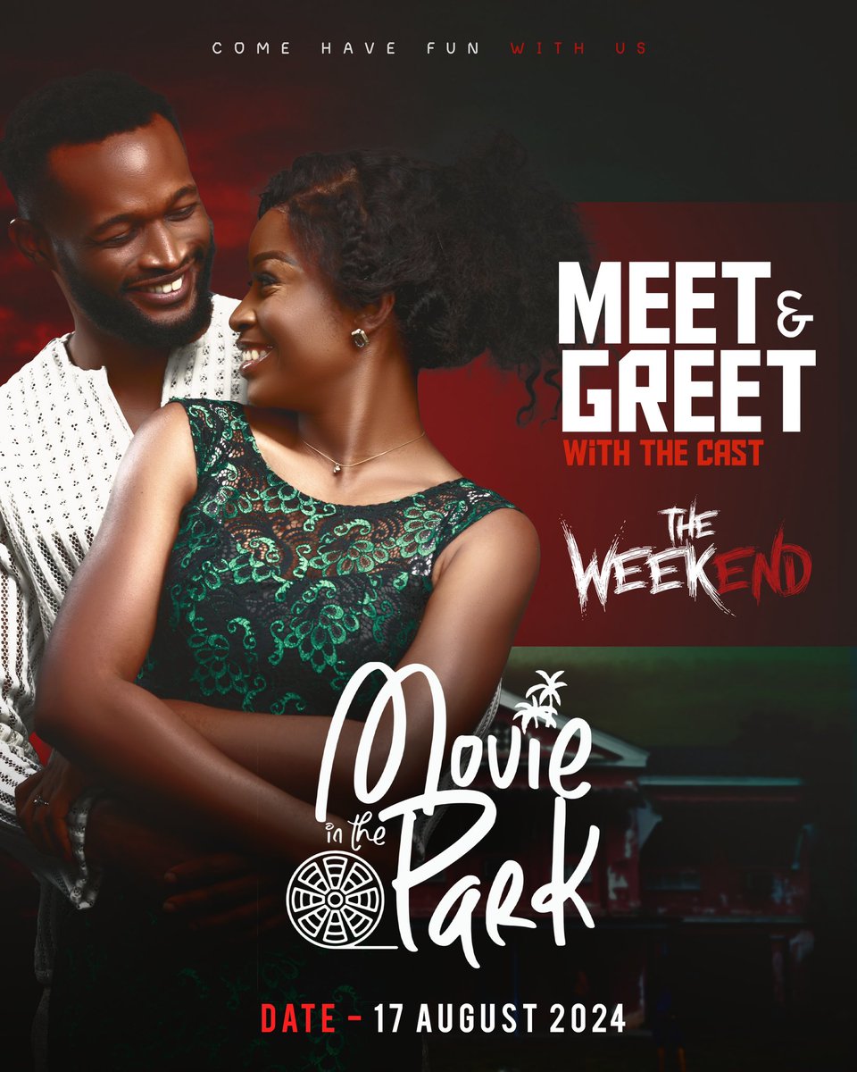 trinomotionpics's tweet photo. Dearest gentle Lagosians,
#TheWeekendFilm cast
@buccifranklin
@uzoamaka_a
@thegoldfish007
Director @danieloriahi and more
Will be live #mipexperience this Saturday. 17/08/2024
We would love to connect with you all. So come join us at MIP. See you there
#mipmemeedition https://t.co/rCVKzOx07Q