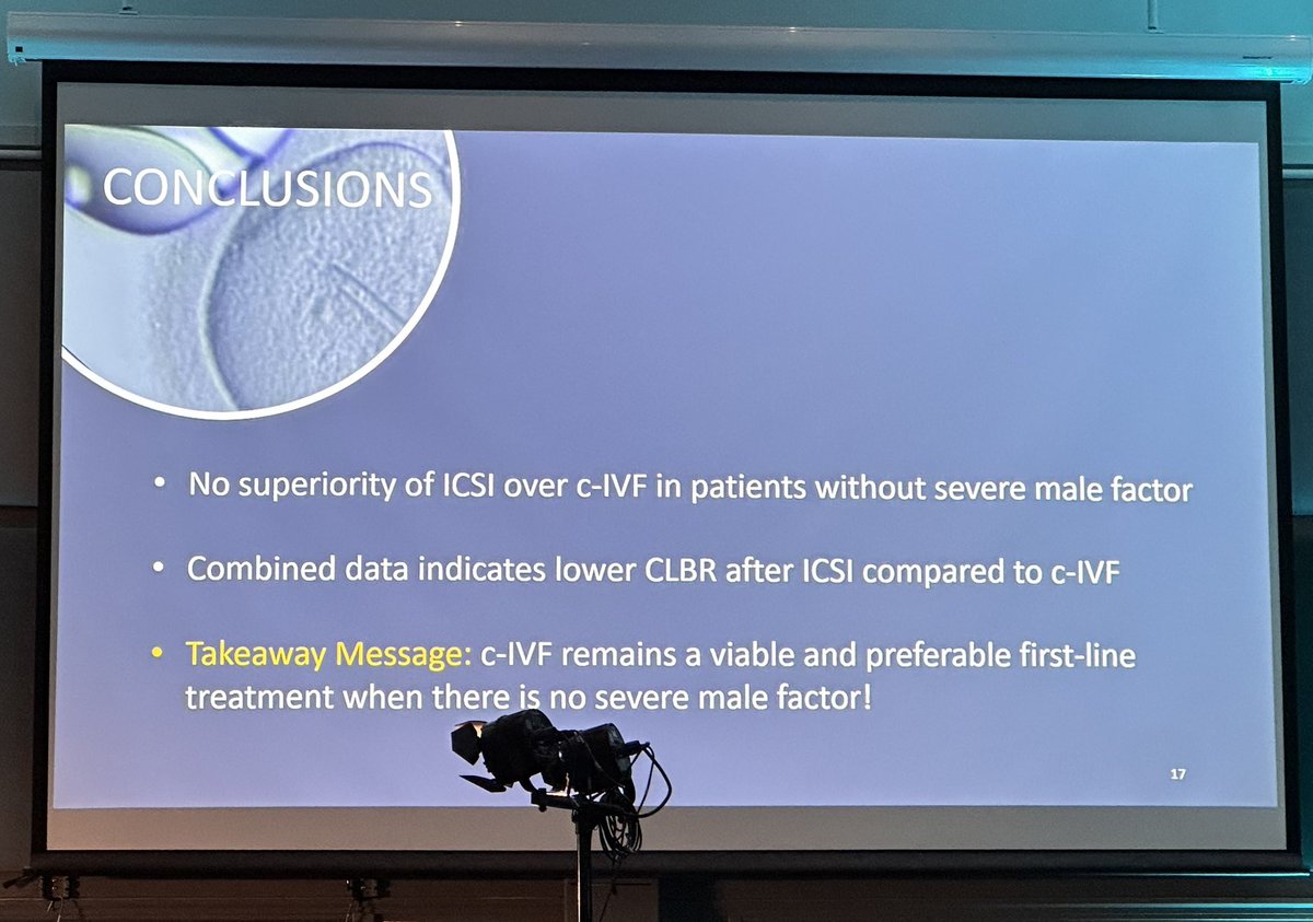 Sarah Martins da Silva (@smds_research) on Twitter photo Great presentation #NFS2024 #NinaLaCourFreiesleben INVICSI trial demonstrates no superiority of ICSI for non-male factor infertility. Meta-analysis confirms higher LBR for conventional IVF <a href="/ZCJohnston/">Dr Zoë Johnston</a> <a href="/profdicanderson/">Richard A Anderson</a> <a href="/profscottnelson/">Scott Nelson</a> Great presentation #NFS2024 #NinaLaCourFreiesleben INVICSI trial demonstrates no superiority of ICSI for non-male factor infertility. Meta-analysis confirms higher LBR for conventional IVF <a href="/ZCJohnston/">Dr Zoë Johnston</a> <a href="/profdicanderson/">Richard A Anderson</a> <a href="/profscottnelson/">Scott Nelson</a>
